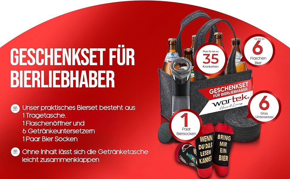 Набір для відкривання вина Wortek: відкривачка для винних пробок, сомельє, подарунок для поціновувачів вина (з шкарпетками)