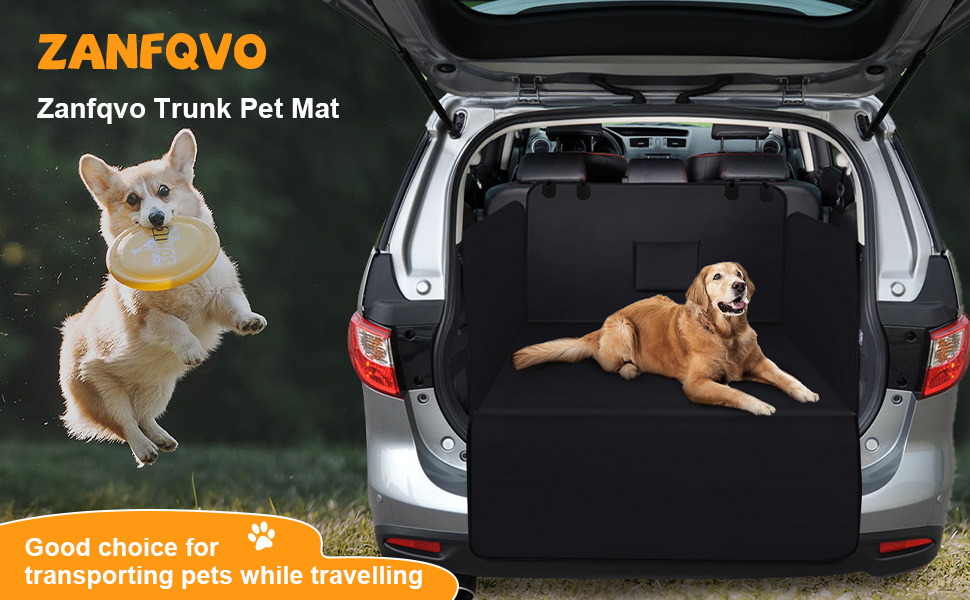 Захист для багажника автомобіля від собаки: універсальний килимок, водовідштовхувальний, стійкий до подряпин, з боковим захистом та захистом краю багажника