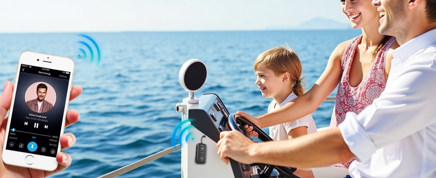 Bluetooth 5.4 адаптер ElecMoga 2-в-1: передавач та приймач, підтримка 2 пристроїв, для авто, телевізора, навушників