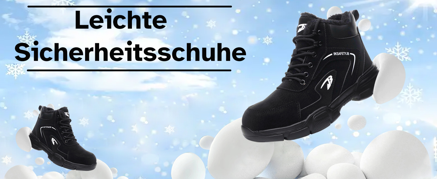 Черевики безпеки для чоловіків та жінок, водонепроникні зимові утеплені черевики з металевим носком, чорні, розмір 43 EU