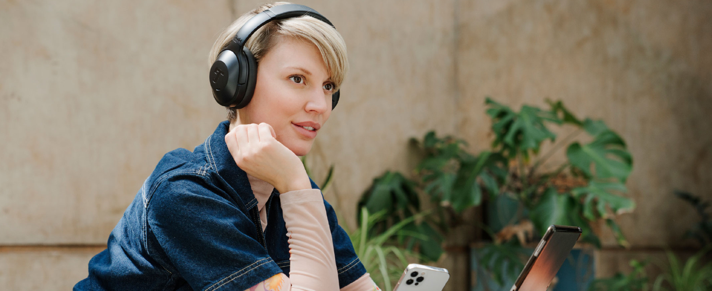 Бездротові Bluetooth-навушники Teufel REAL Blue NC 3 Over-Ear з активним шумопоглинанням (ANC), Steel Blue