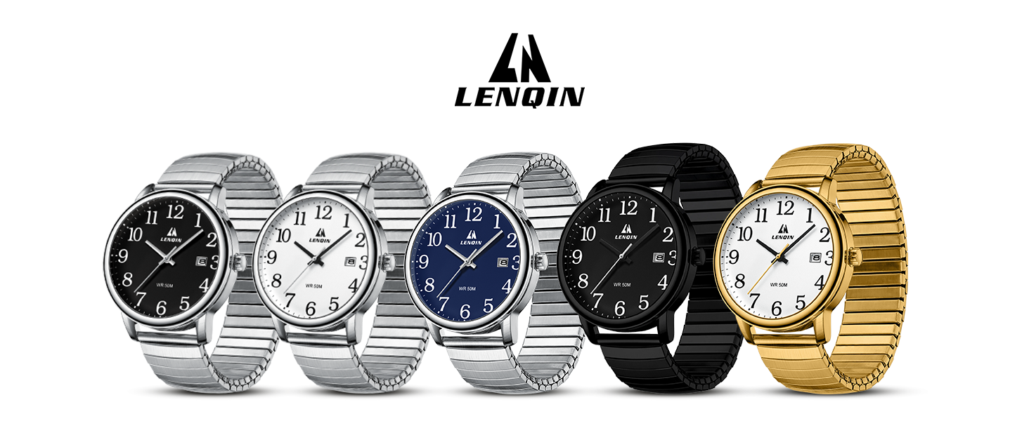 Чоловічий годинник: аналоговий кварцовий годинник з датою, водонепроникний, 38 мм, чорний. Стильний годинник для бізнесу та повсякденного носіння