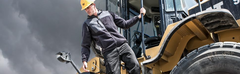Чоловічий худі Caterpillar Trademark з капюшоном, темно-сірий (Dark Heather Grey), розмір XL