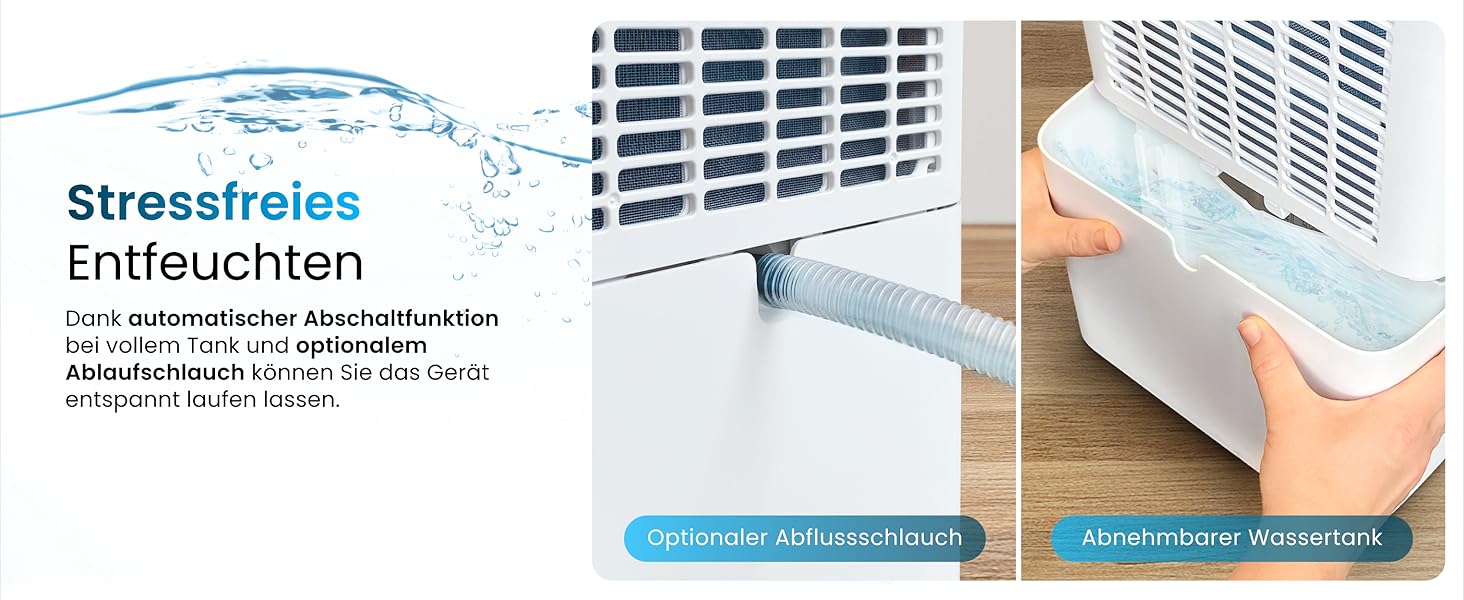 Електричний осушувач повітря ProBreeze 12L - Осушувач ProBreeze для дому, 20 м², з таймером та датчиком вологості