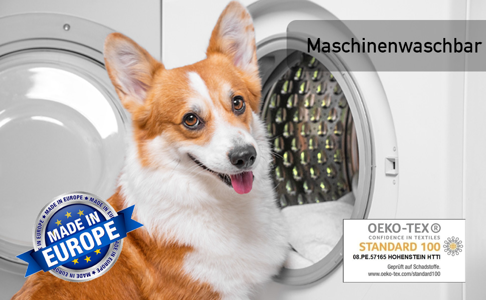 М'який лежак для собак MyBestBuddy Pik сірий S, для алергіків (100% поліестер), неслизький, можна прати при 40°C, з пухнастим чохлом, 60 x 40 см