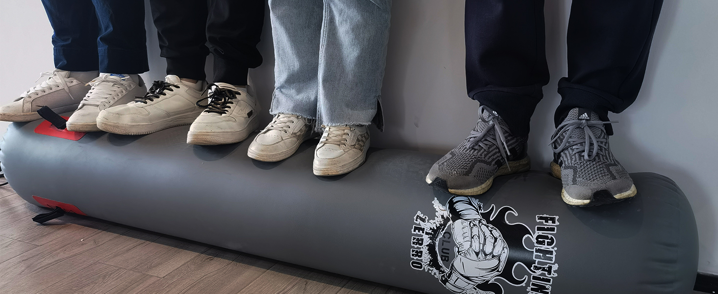 ZERRO Боксерський мішок-підставка, діаметр 30 см, для дітей та дорослих, чорний, з насосом