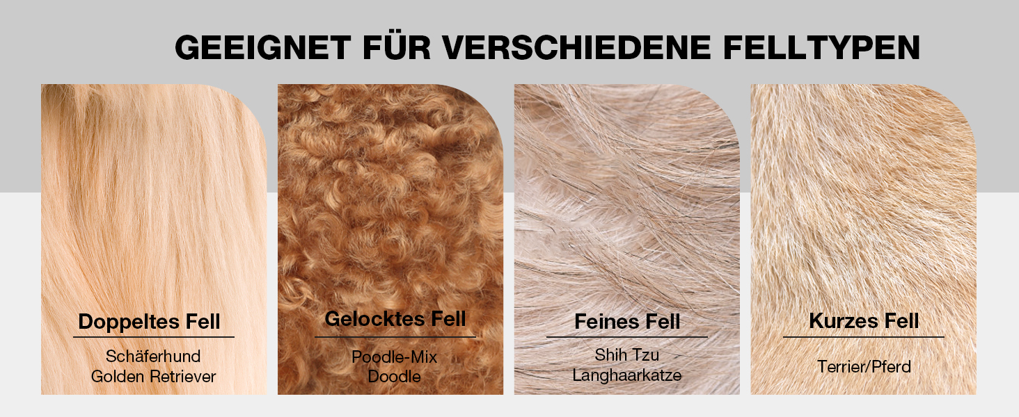 Професійна машинка для стрижки собак Leise - для густого та кучерявого хутра, з нержавіючої сталі