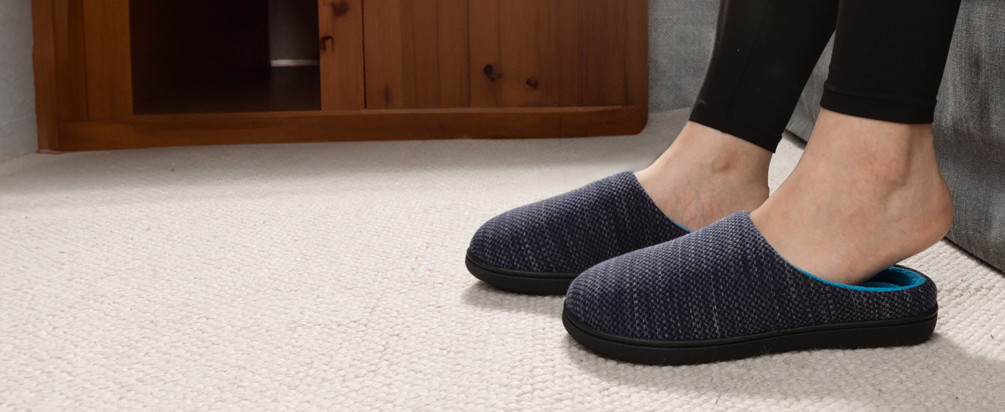 Тапочки жіночі RockDove Birdseye Knit з піною пам'яті, 36/37 EU, Аметистовий