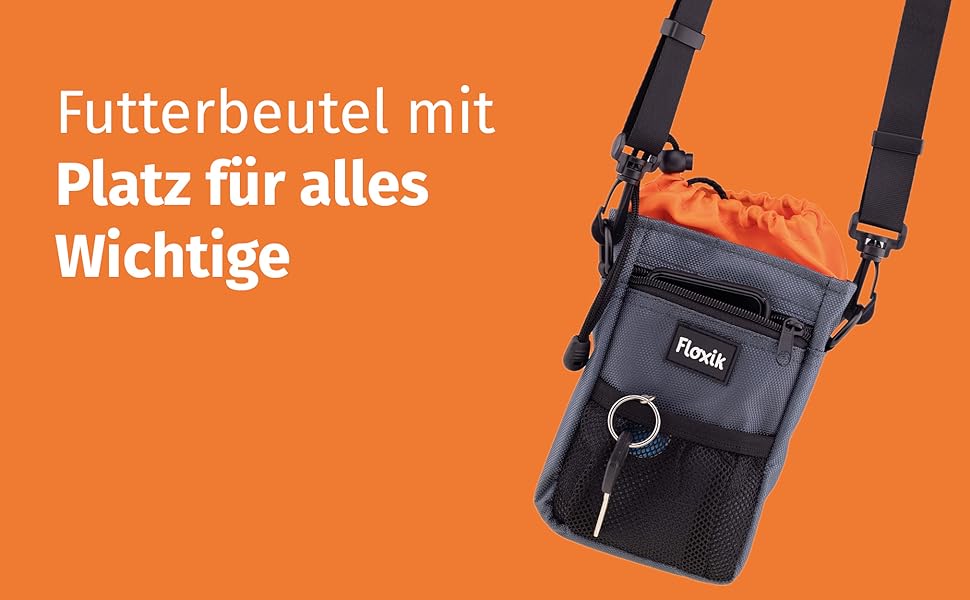 Сумка для ласощів Floxik Premium для собак | Практична сумка для тренувань та виховання цуценят