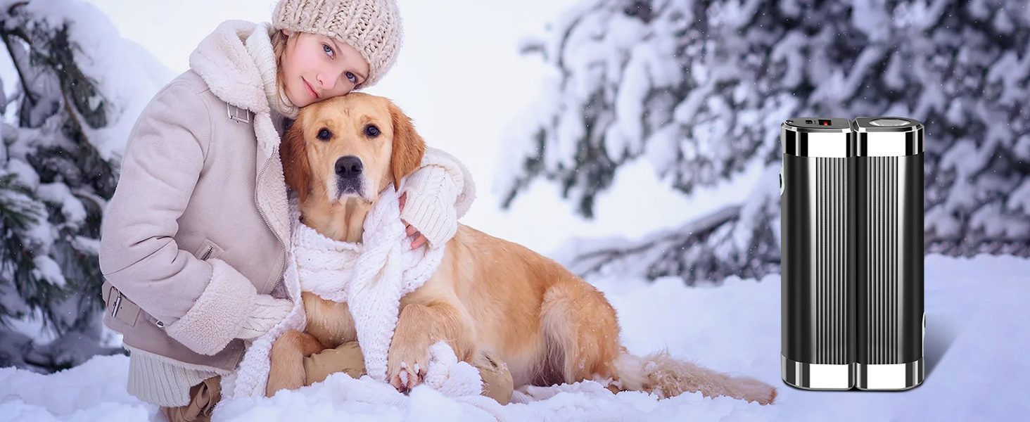 Електричний грілка для рук 2 шт., 10000mAh, USB, 3 рівні нагріву, чорний - для жінок, чоловіків, сім'ї, кемпінгу