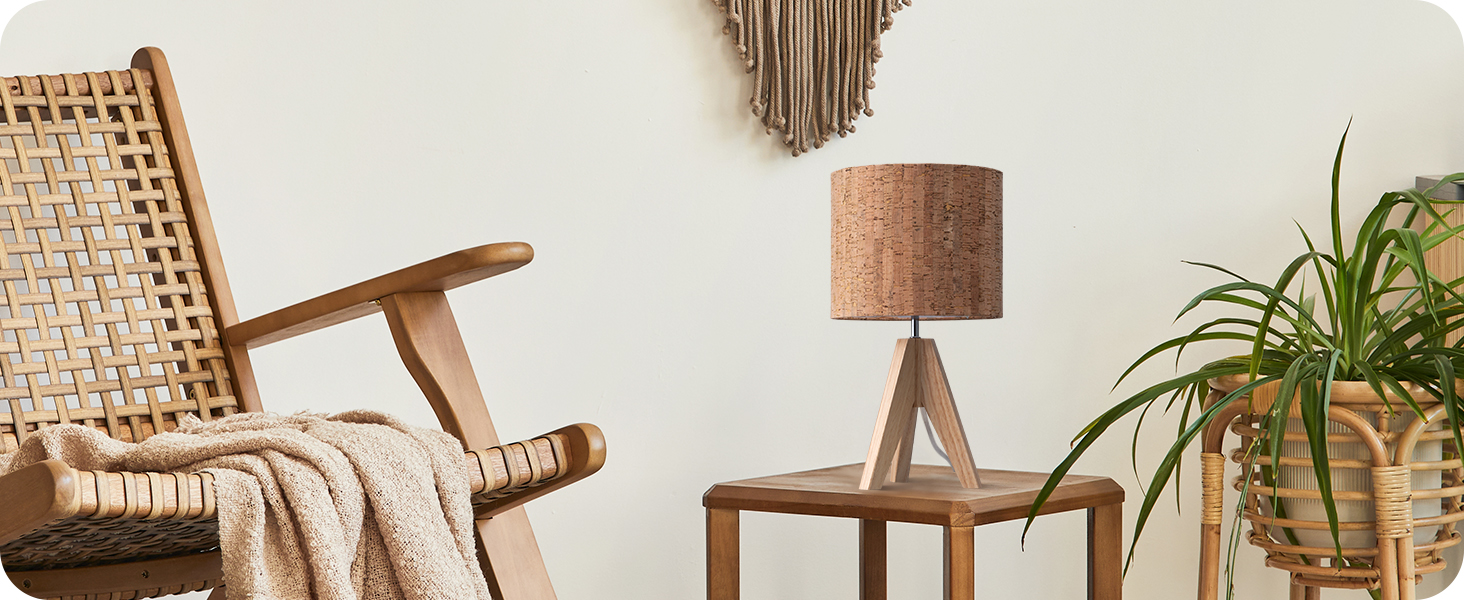 LED настільна лампа EDISHINE з дерева, торкання, димування, пам'ять, 3 кольори, 350 люмен, для вітальні, офісу, подарунок, сучасний стиль