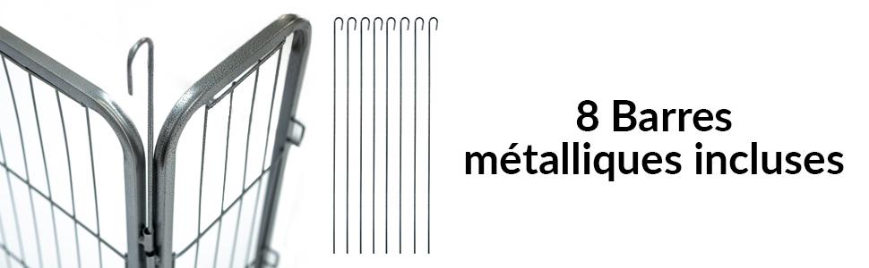 Клітка для цуценят Zoomundo 100 см, XL, чорна: загін для тварин, загін для цуценят, клітка для собак