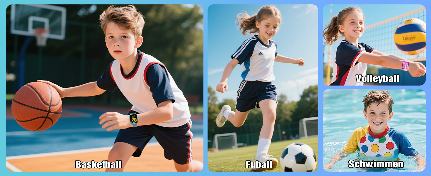 Дитячий розумний годинник Kinder Smartwatch: фітнес-трекер, IP68, 19 режимів, моніторинг серця та сну, 19 спортивних режимів, зелений колір