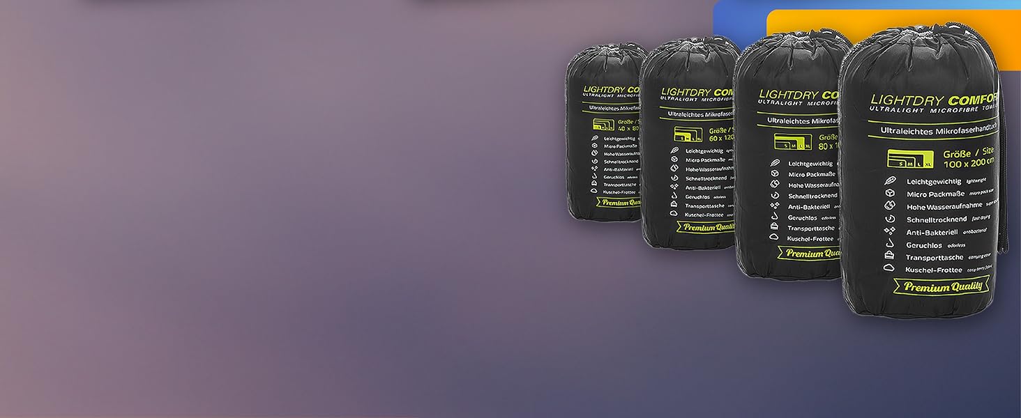 Спортивне рушник LightDry® Original з мікрофібри - туристичне, для подорожей, басейн, спортзал. Швидковисихаюче, антибактеріальне, 120x60 см, антрацит