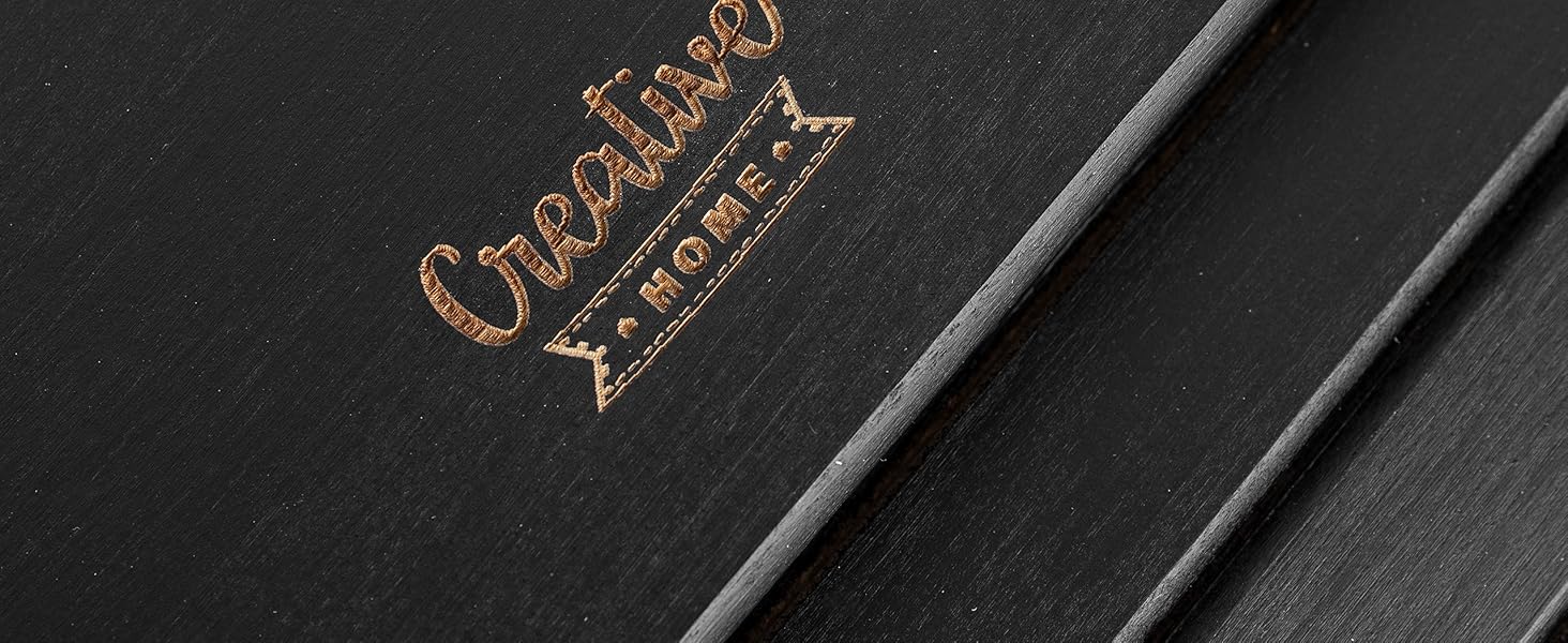 Дерев'яна хлібниця Creative Home | 38 x 28,5 x 17,5 см | Для хліба, булочок, тортів | З відкидним кришкою | Натуральна хлібниця для кухні (Чорний)