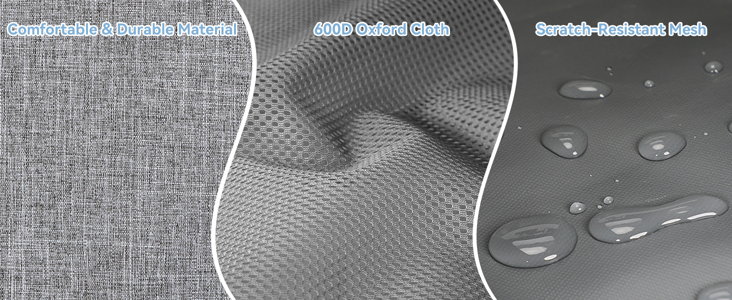 Транспортна переноска для кота/собаки Petsfit - складана переноска для авто, сіра, M