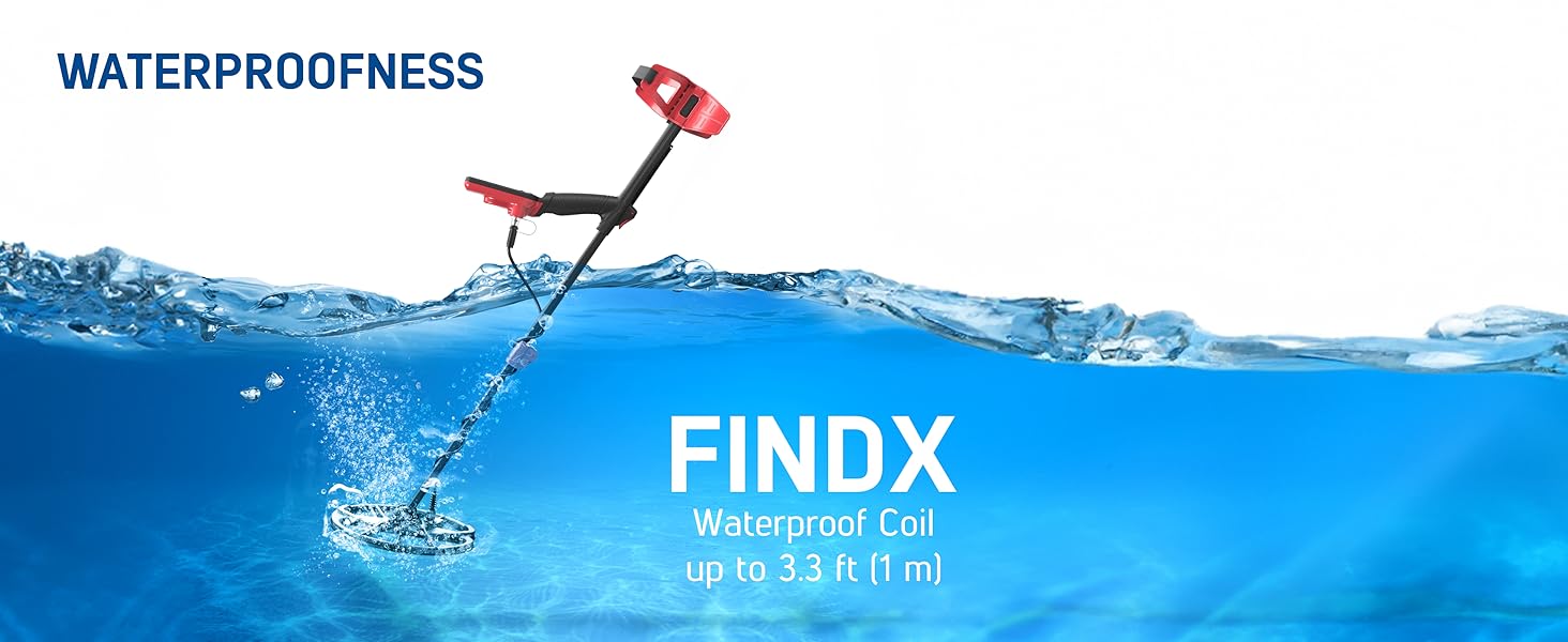 Металодетектор Nokta Profi: водонепроникний, з пошуковою котушкою 28см, для пошуку золота, з Pinpoint, USB-зарядка, 4 режими, для професійного використання