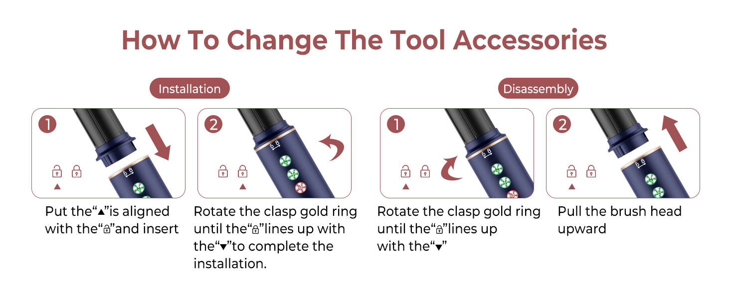 Фен-щітка Air Styler Pro 6 в 1: 1000W, для всіх типів волосся (блакитний)