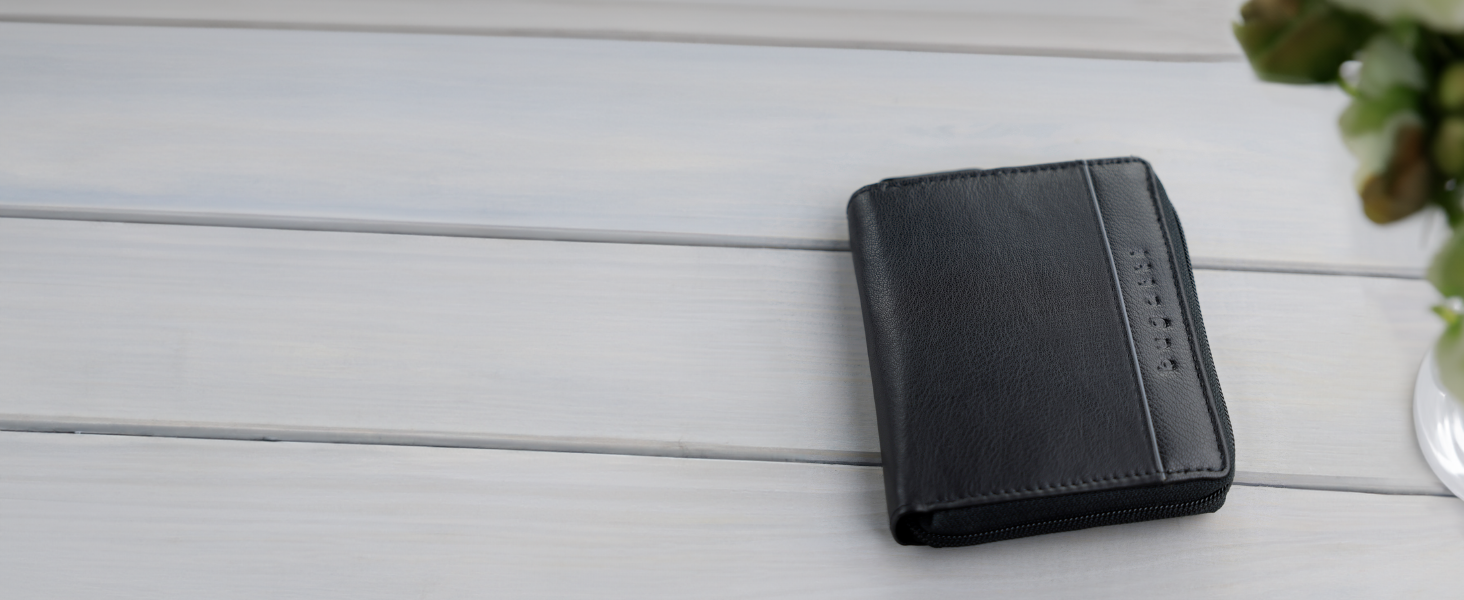 Bugatti Ella small wallet for women, women's wallet, purse, women's purse in black