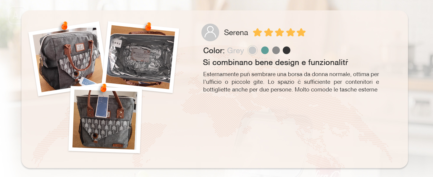 Термосумка Lekesky для жінок - об'єм 11л, зелена