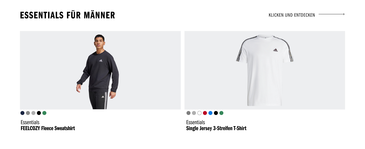 Чоловіча толстовка-худі Adidas Essential Three Stripes на блискавці, френч-террі, чорна/біла, розмір XL