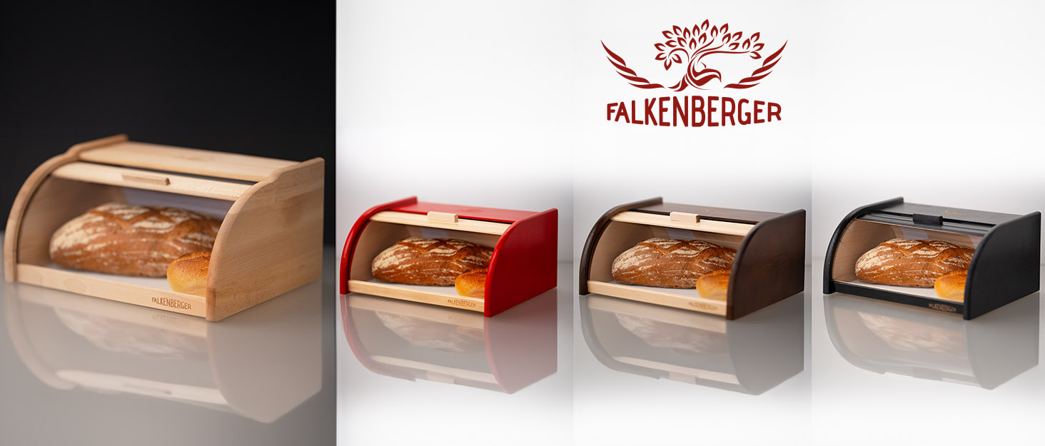 Бракена FALKENBERGER з бука, 38x28x18 см, XL - традиційна брудна коробка з рухомим кришкою, ручної роботи, натуральне дерево