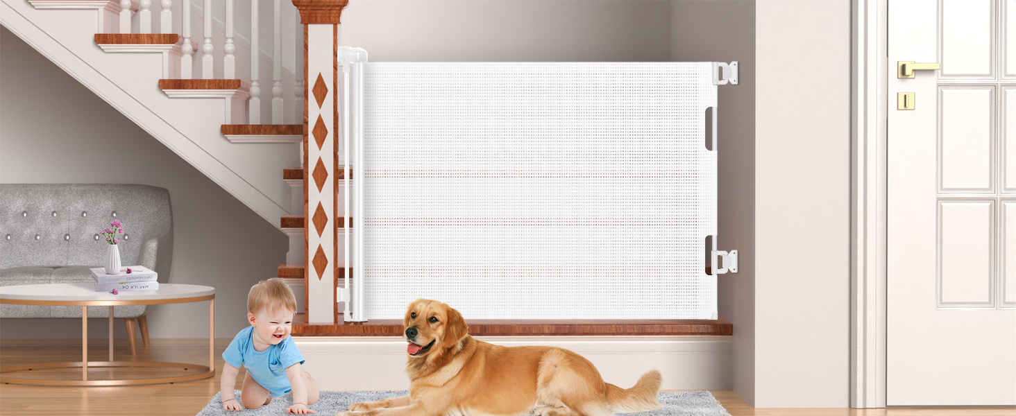 Захист від травм для дітей Nalezuns: розсувна сітка для дитячих воріт, 0-180 см, сірий колір