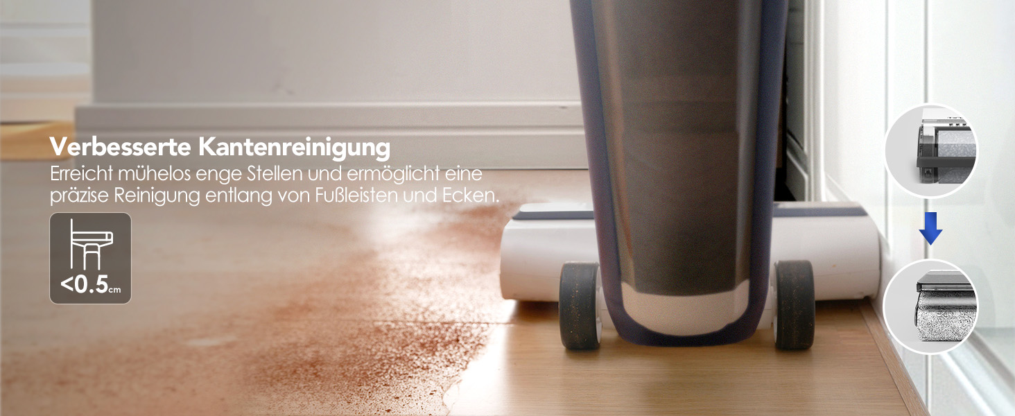 Вологий пилосос Tineco iFLOOR 5 Breeze Complete з функцією самоочищення, для сухого та вологого прибирання