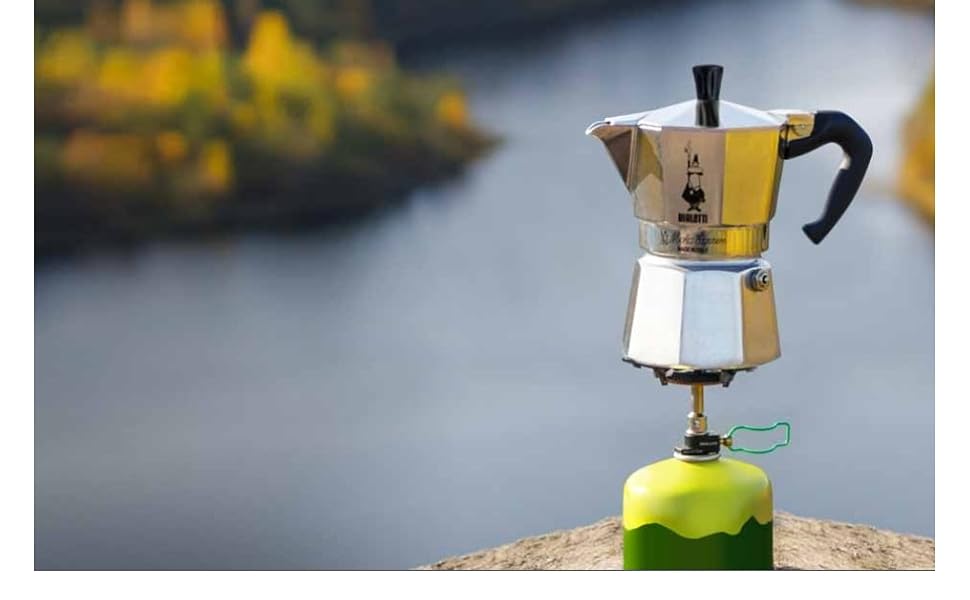 Еспресо-машина Bialetti Venus Induction - італійська якість, нержавіюча сталь, 4 чашки (170 мл), срібляста
