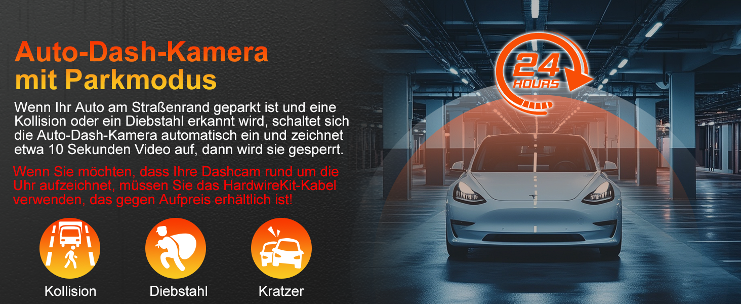 Відеореєстратор Auto Dashcam 4K з GPS, WiFi, G-сенсором та циклічною записом. В комплекті SD карта 64GB.