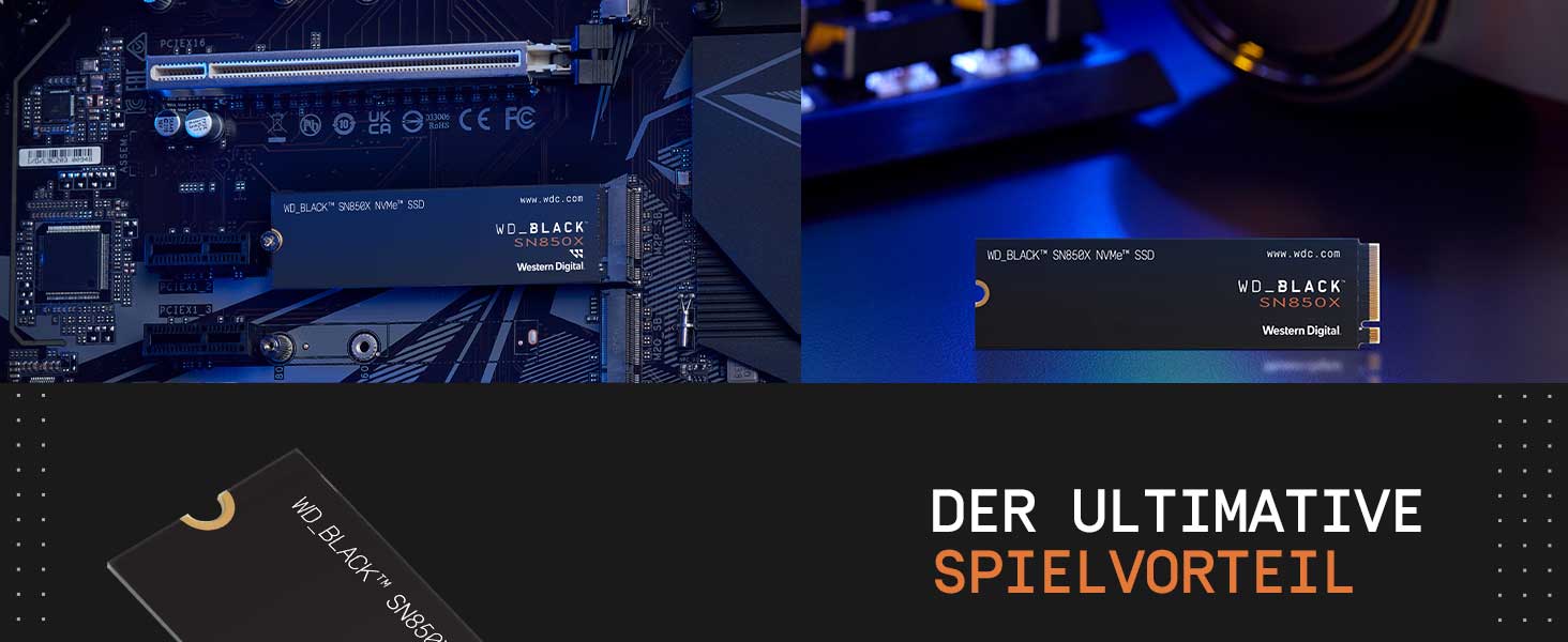 SSD накопичувач WD_BLACK SN850X 4TB PCIe Gen4 з радіатором | NVMe, 7300 МБ/с, 6300 МБ/с