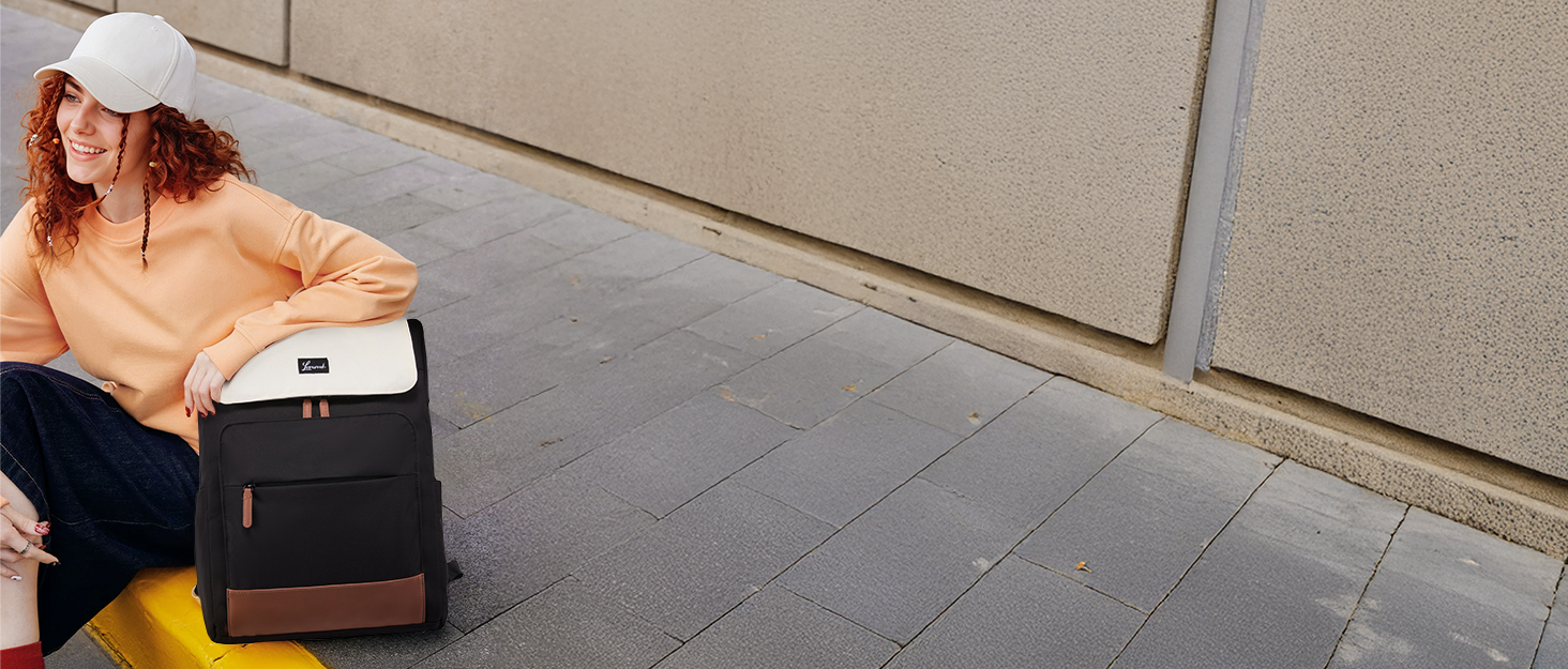 LOVEVOOK Рюкзак для підліток, дівчаток, водонепроникний, з відділенням для ноутбука 15.6