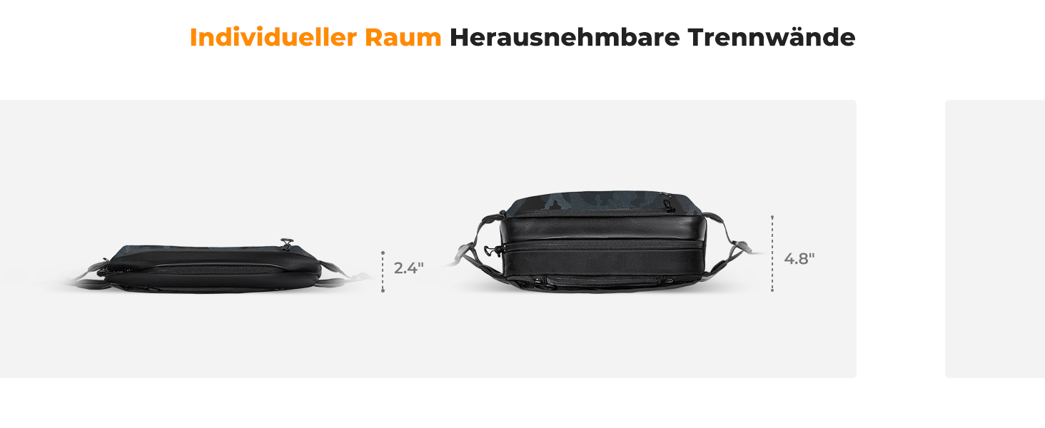 Рюкзак для камери K&F Concept, сумка через плече, фотосумка, камери, сумісний з Canon/Nikon/Sony/DJI Mavic, камуфляж M