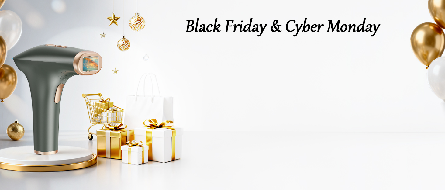 Пристрій для епіляції IPL Haarlosy: безболісна епіляція вдома для жінок та чоловіків, 9 рівнів, 999,900 імпульсів, 3 функції (HR/SC/RA)