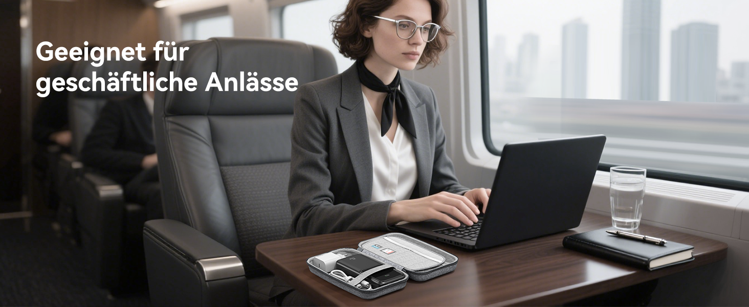 Водонепроникна електронна органайзер для кабелів, портативна двошарова кабельна сумка