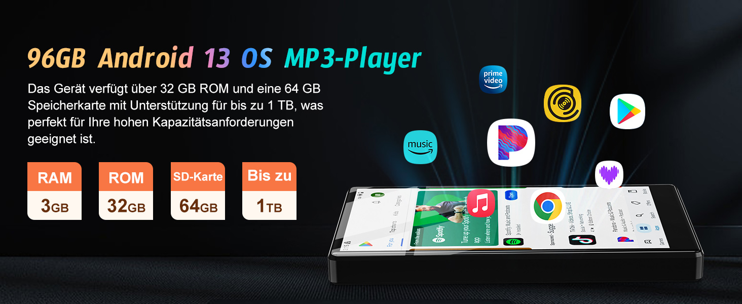 MP3 плеєр на Android 13 з 5