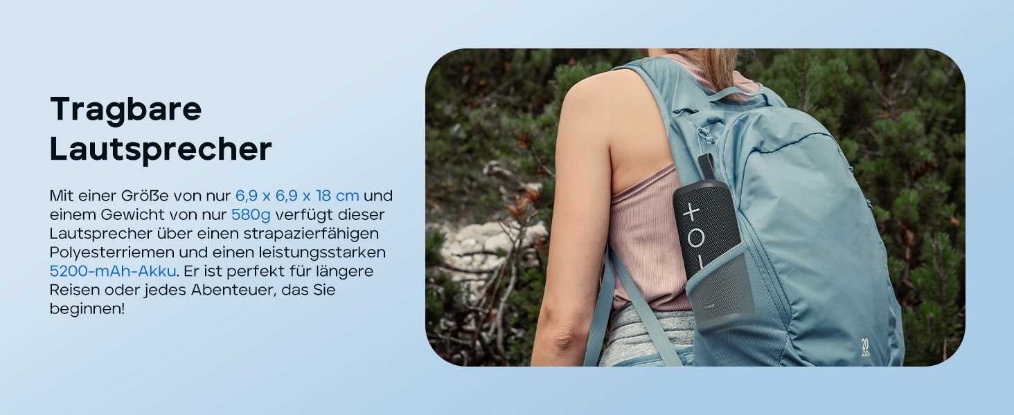 Tribit StormBox 2: Портативна Bluetooth колонка 34 Вт, IPX7, 24 год, XBass