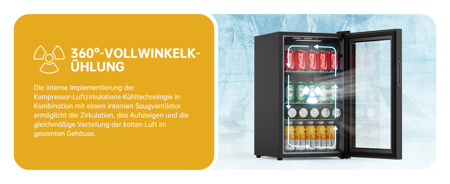 Міні холодильник WIE 70 літрів з подвійними скляними дверима, регульованими полицями для дому, кухні, бару, офісу. Для соди, пива, вина. Тиха робота, 105 доз.