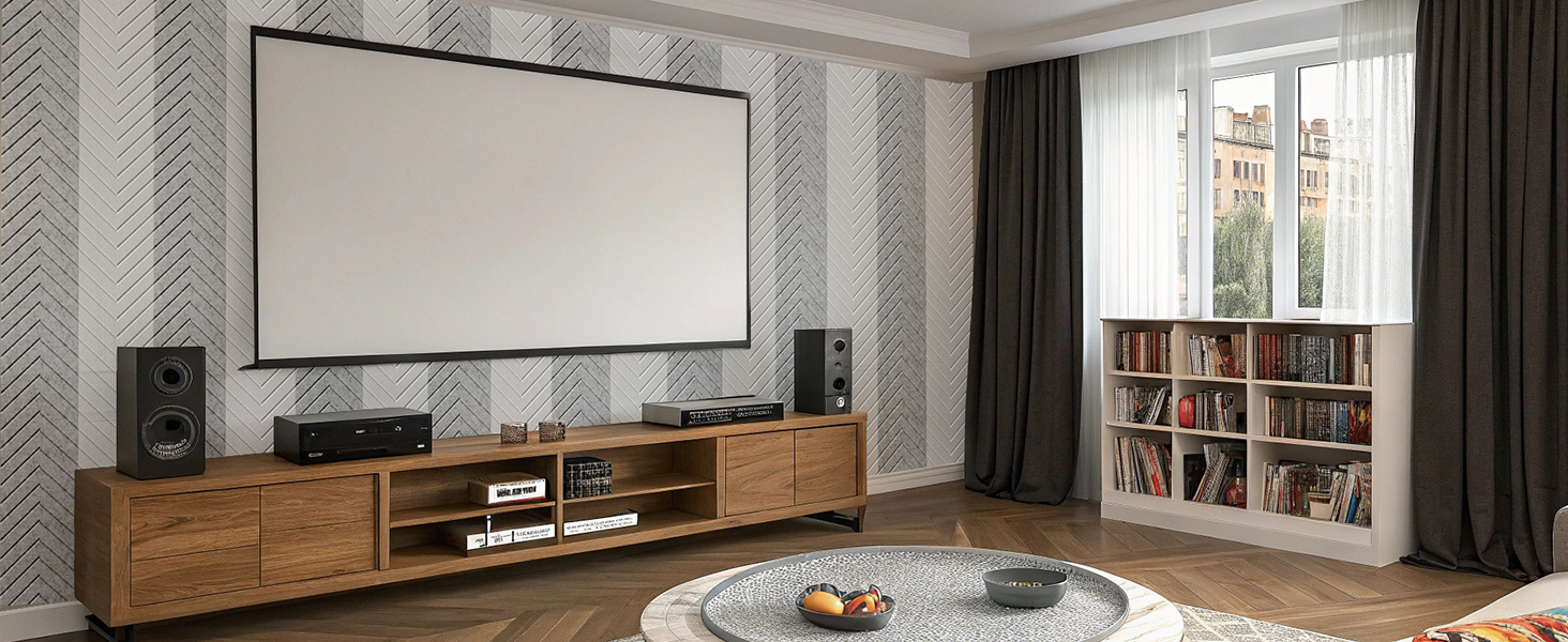 Акустичні панелі Soundsbay самоклеючі з поліестеру для звукоізоляції стін, 30x30x0,9 см, білий колір, 12 шт