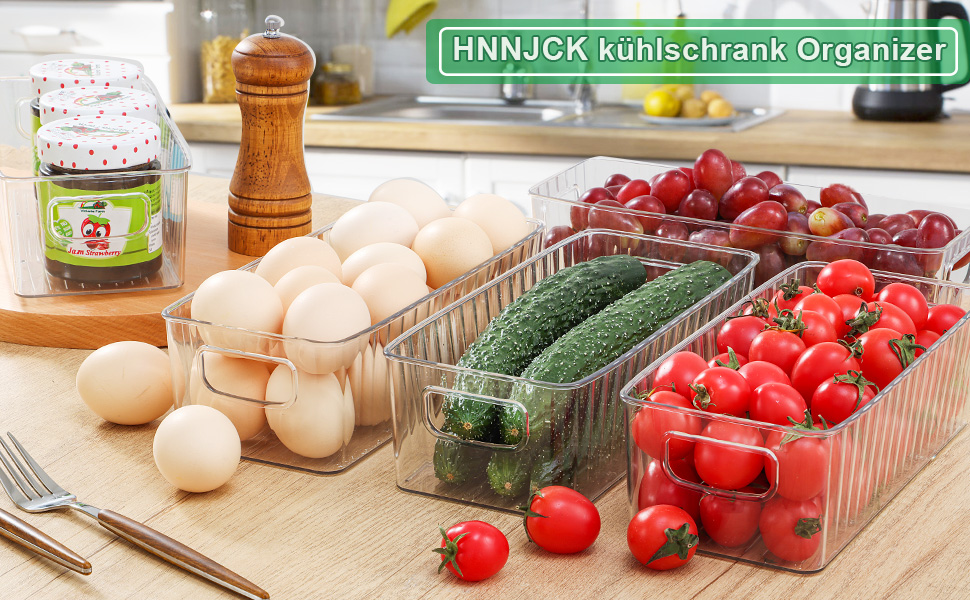 Набір органайзерів для холодильника 10 шт, BPA Free, кухонні контейнери для зберігання їжі, фруктів, овочів, організація простору для кухні, комори, шаф, морозильника, офісу, ванної кімнати