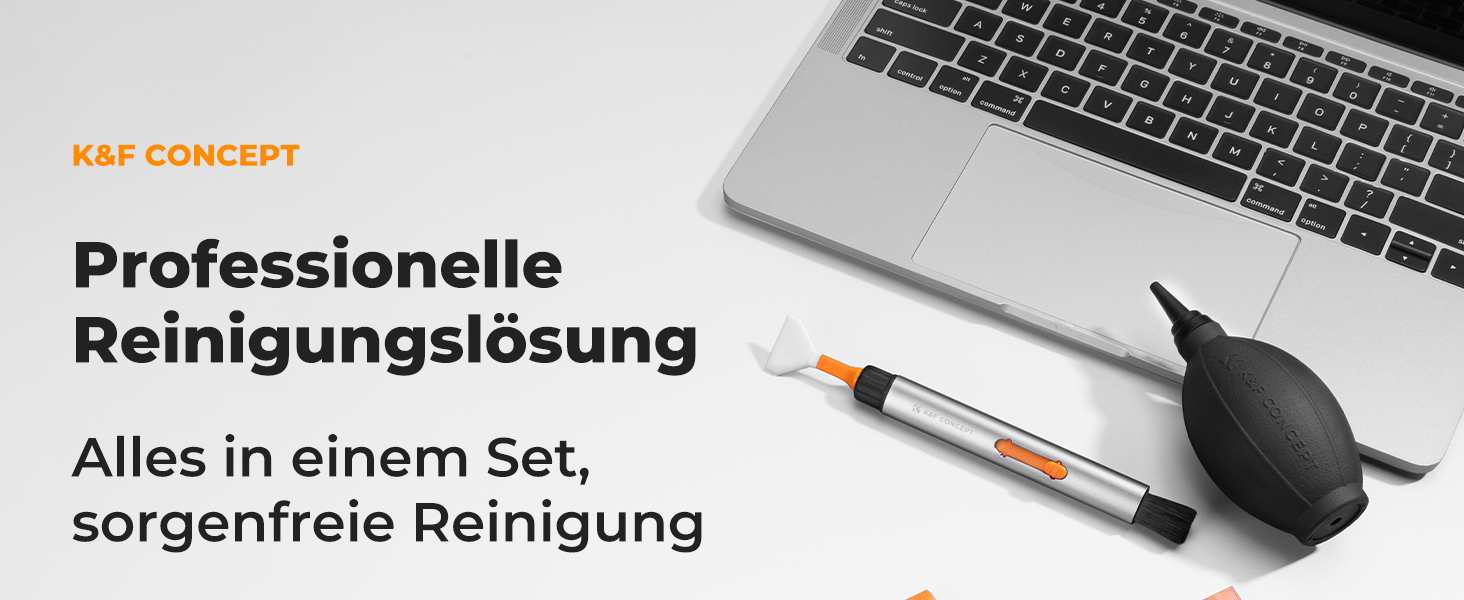 Набір для чищення об'єктивів K&F Concept 15-в-1 (з рідиною) - для фотографів