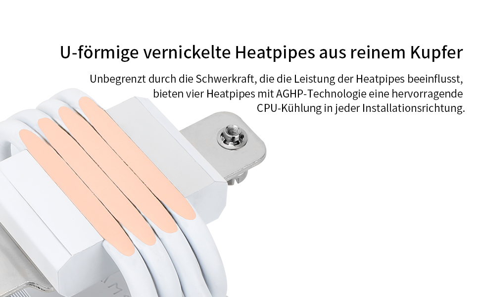 AssassinX120 SE White ARGB CPU-кулер: 4 heatpipes, тиха система охолодження, сумісний з AMD AM4/AM5 та Intel 1700/1150/1151/1200