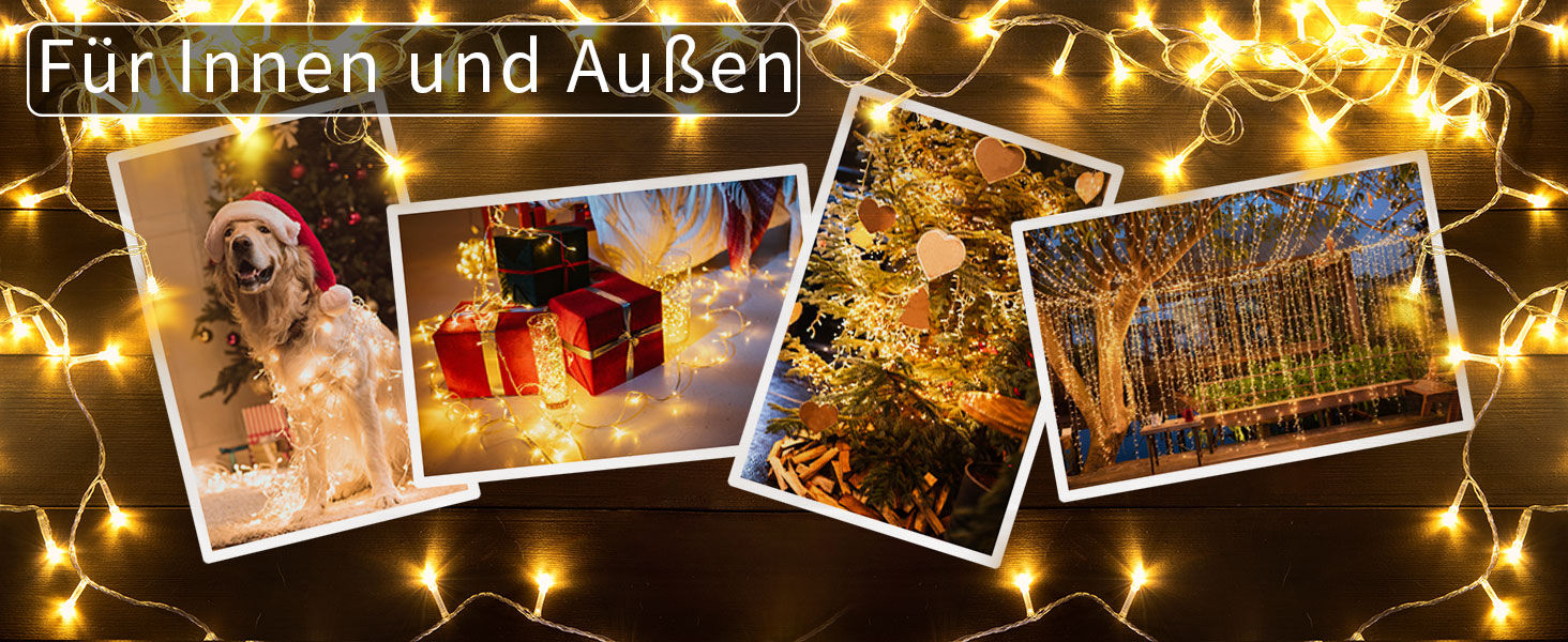 Льо́хка гірлянда JXLEDAYY 1200 LED, 36 м, для вулиці, 8 режимів, таймер, пульт, тепле світло, водонепроникна, для балкона, двору, саду, вечірки, весілля