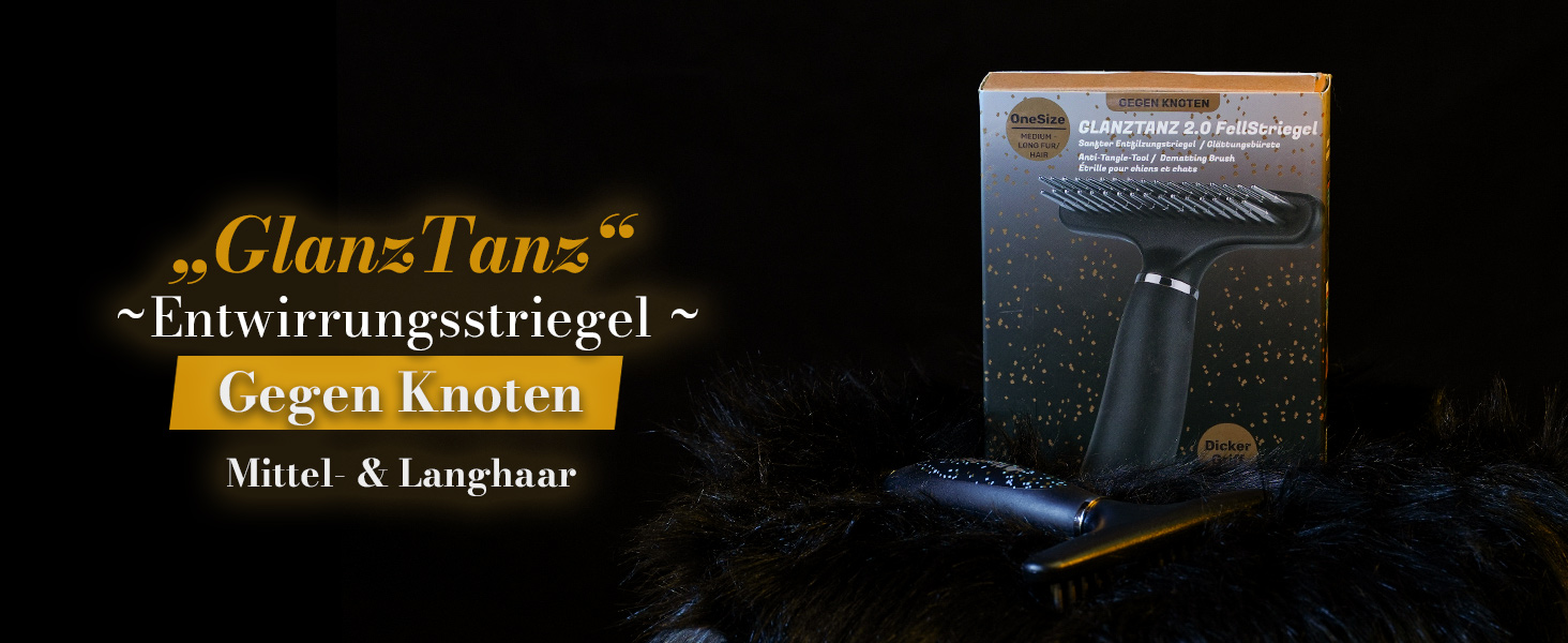 Щітка для собак та котів з довгим волоссям BluePet UnterwollToll: видаляє підшерстя та ковтуни, захищає верхній шар, для собак великих порід (M-L), LIMITED EDITION