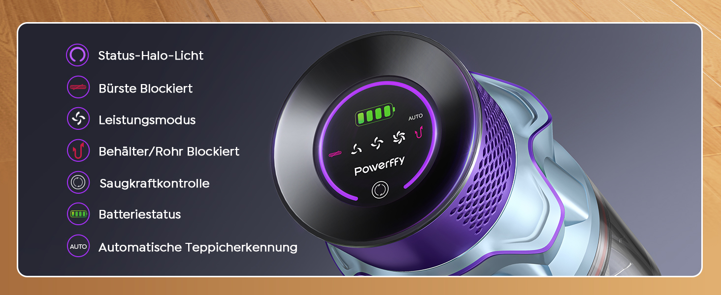 Бездротовий акумуляторний пилосос 600W з ароматерапією та станцією зарядки, 1.5L контейнер, для дому, авто, видалення шерсті тварин, твердих поверхонь, килимів