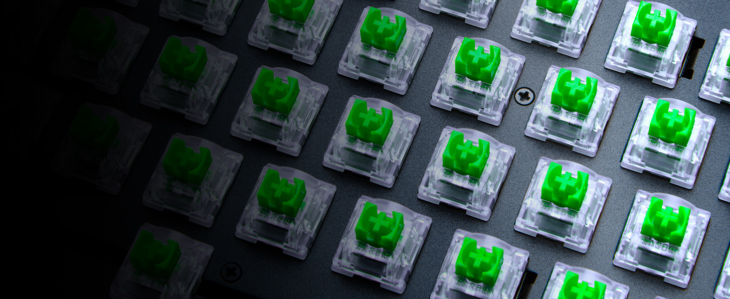 Механічна ігрова клавіатура Razer BlackWidow V4 TKL з зеленими перемикачами (RGB Chroma, 6 макро-клавіш, Doubleshot ABS-кейкапи, QWERTY US-розкладка)