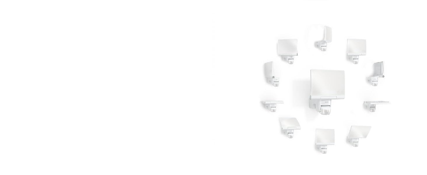 Світлодіодний прожектор Steinel XLED Home 2 S білий, з датчиком руху, 13,7 Вт, 180°, 10 м, 1550 лм, регульований