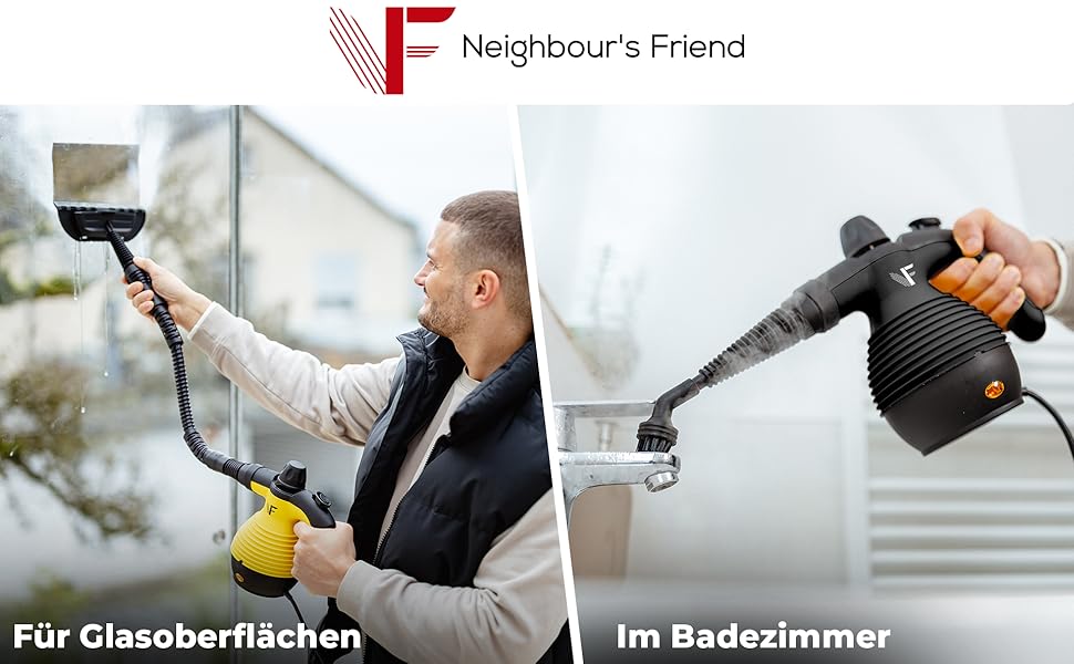 Ручний пароочисник Neighbour's Friend, 3,5 бар, 350 мл, для авто, дому, вікон і майстерні