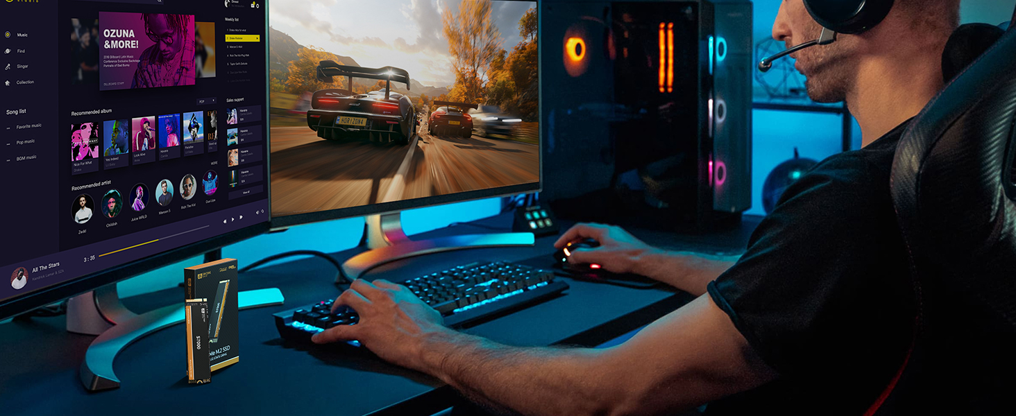 SSD M.2 NVMe SAN ZANG MASTER S7000 512GB: Швидкий диск для ігор та графіки (PCIe Gen4)