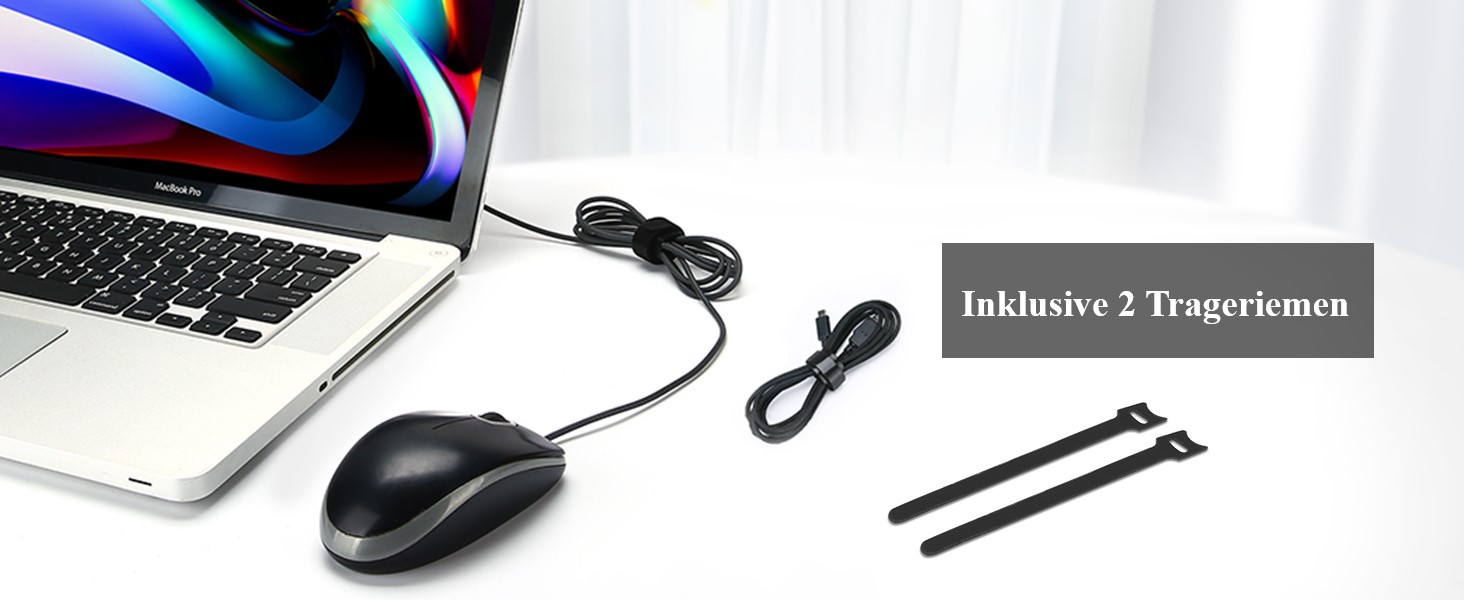 Органайзер для аксесуарів ProCase: кейс для кабелів, адаптерів, USB-накопичувачів та іншого електроніки (чорний)